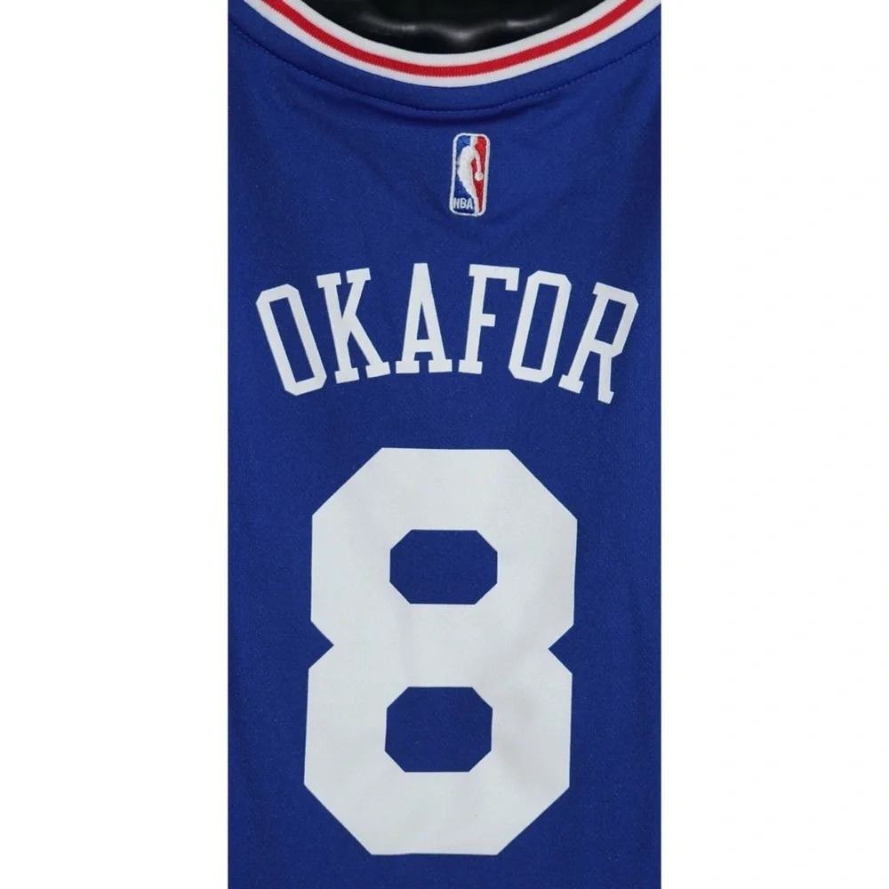 Adidas Phila Jersey Jahlil Okafor NBA For Her XL - Picture 6 of 7